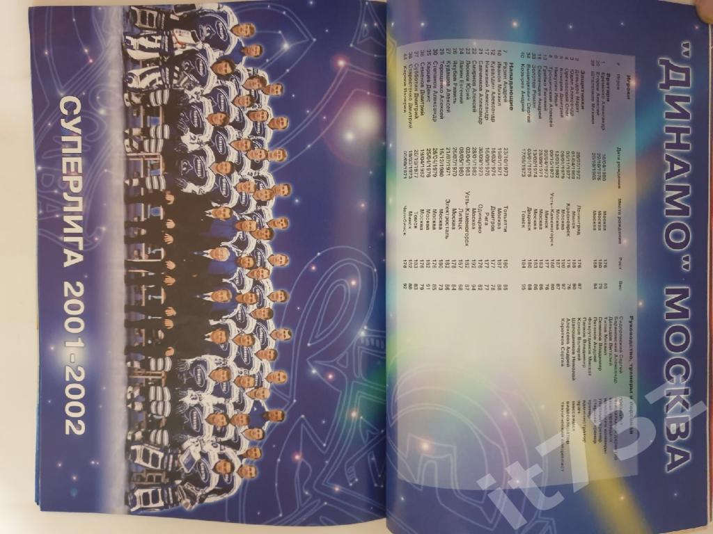 Юбилейный презентационный каталог 55 лет Динамо Москва 2001(А4, 100 страниц) 4