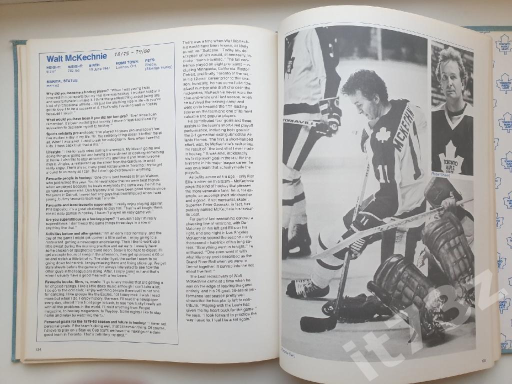 Книга-фотоальбом. Торонто Мейпл Лифс 1979/80 (176 страниц) 6