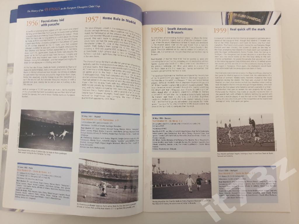 Официальный журнал УЕФА.49 финалов Кубка/Лиги Чемпионов 1956-2004(32 страницы) 1