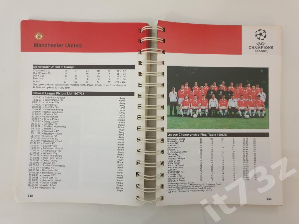 Футбол. Statistics Handbook Лига Чемпионов 1997/1998 (офиц.УЕФА, 318 страниц) 3