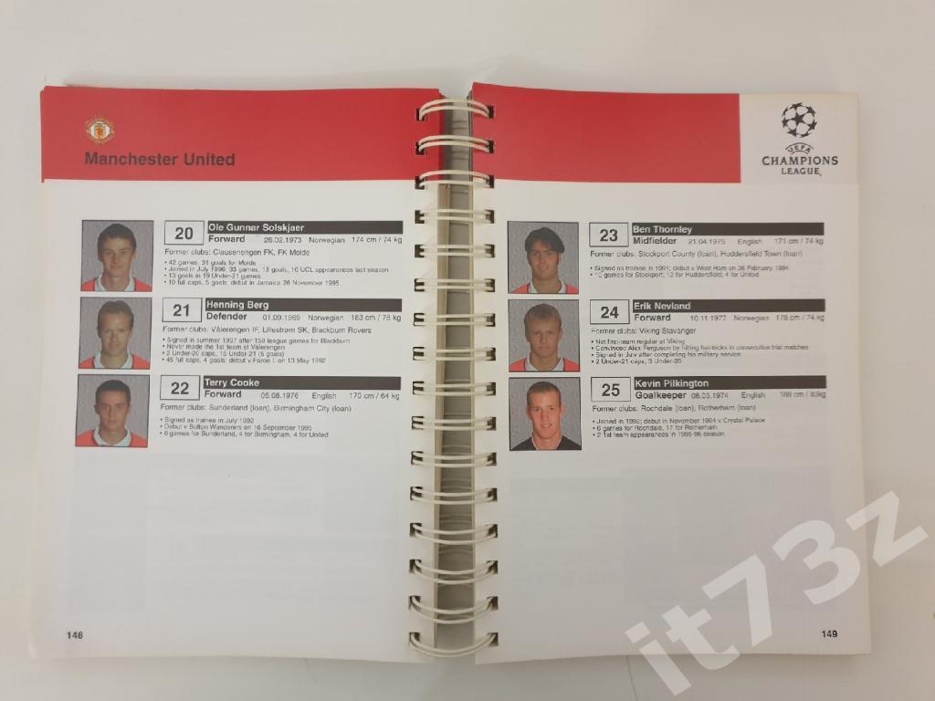 Футбол. Statistics Handbook Лига Чемпионов 1997/1998 (офиц.УЕФА, 318 страниц) 6