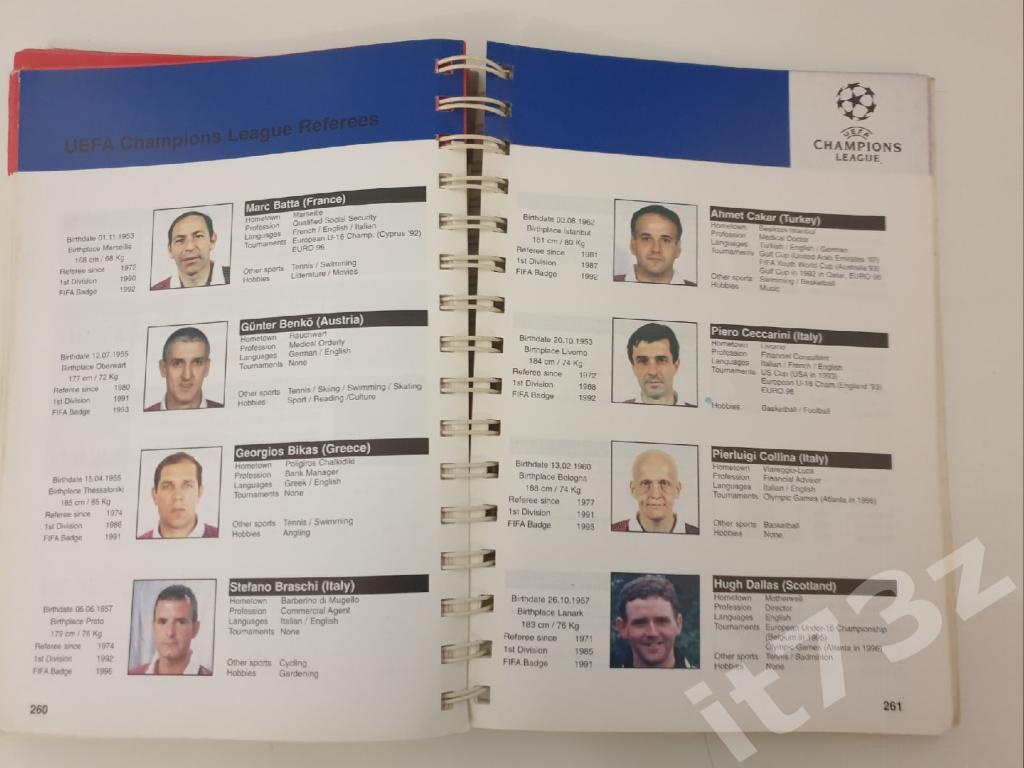 Футбол. Statistics Handbook Лига Чемпионов 1997/1998 (офиц.УЕФА, 318 страниц) 7