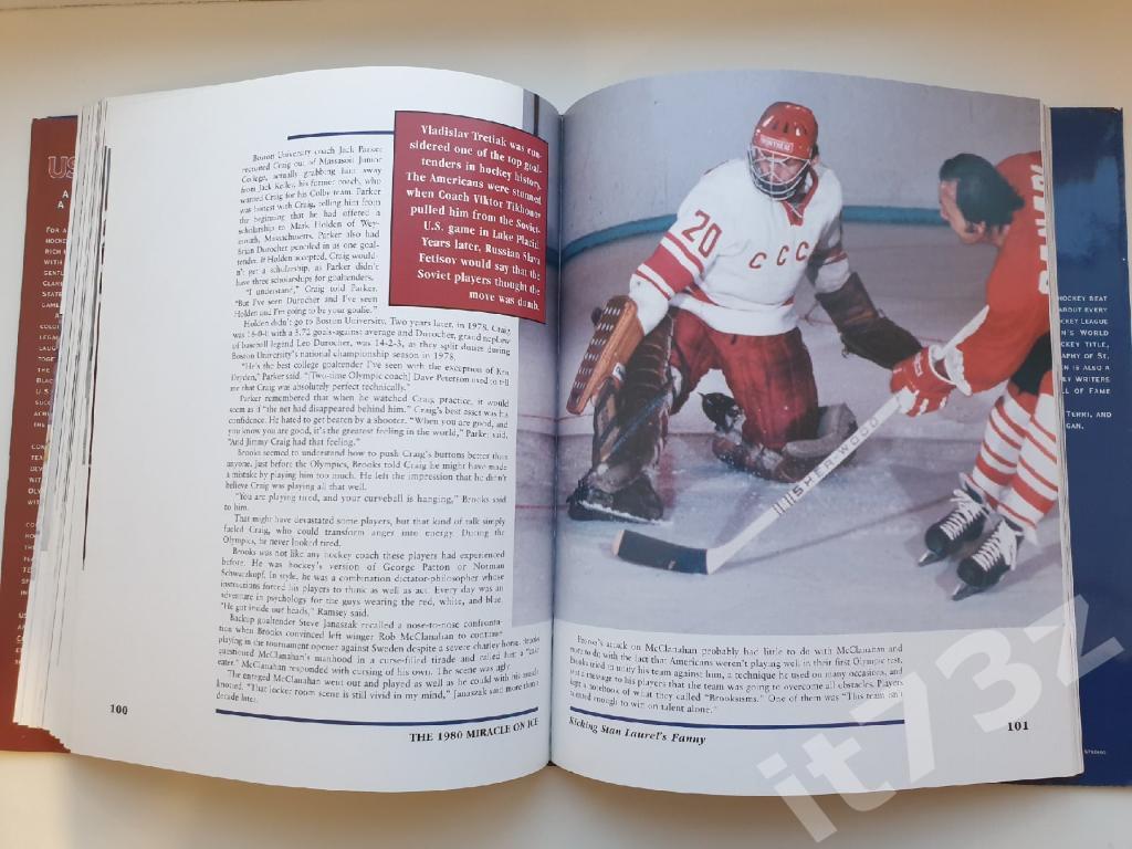 Книга-фотоальбом. Кевин Аллен Офиц.история американского хоккея 1997 (180 стр) 6