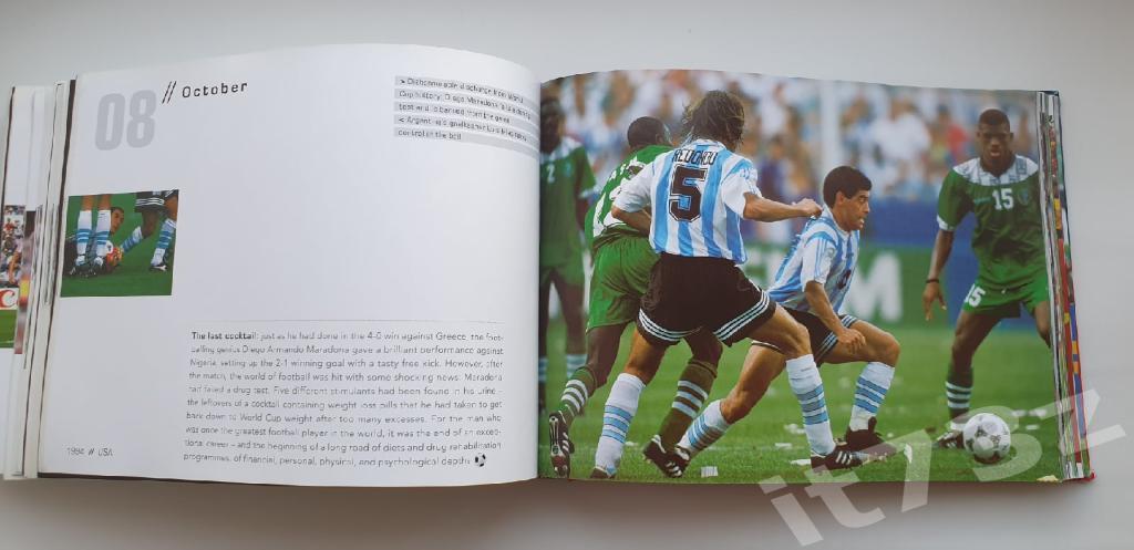Книга-фотоальбом. Футбол:365 дней...50 лет Чемпионатов Мира (США, 750 страниц) 7