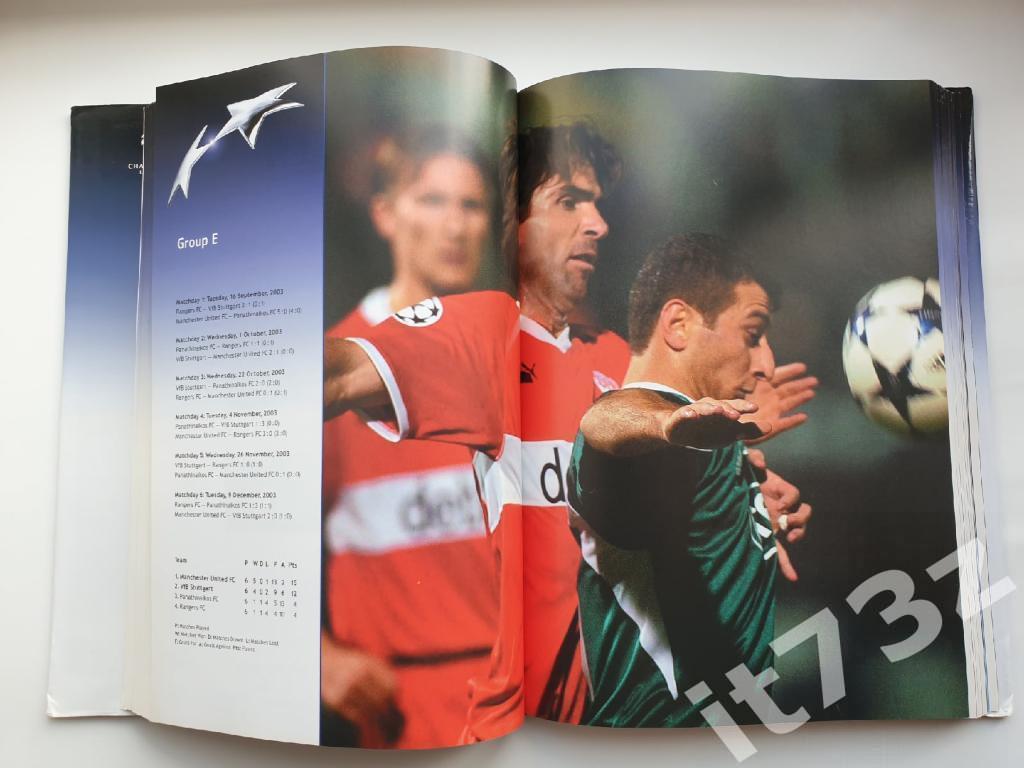 Книга-фотоальбом. Лига Чемпионов 2003/2004 Итоги UEFA 2004 (Официальная книга) 2