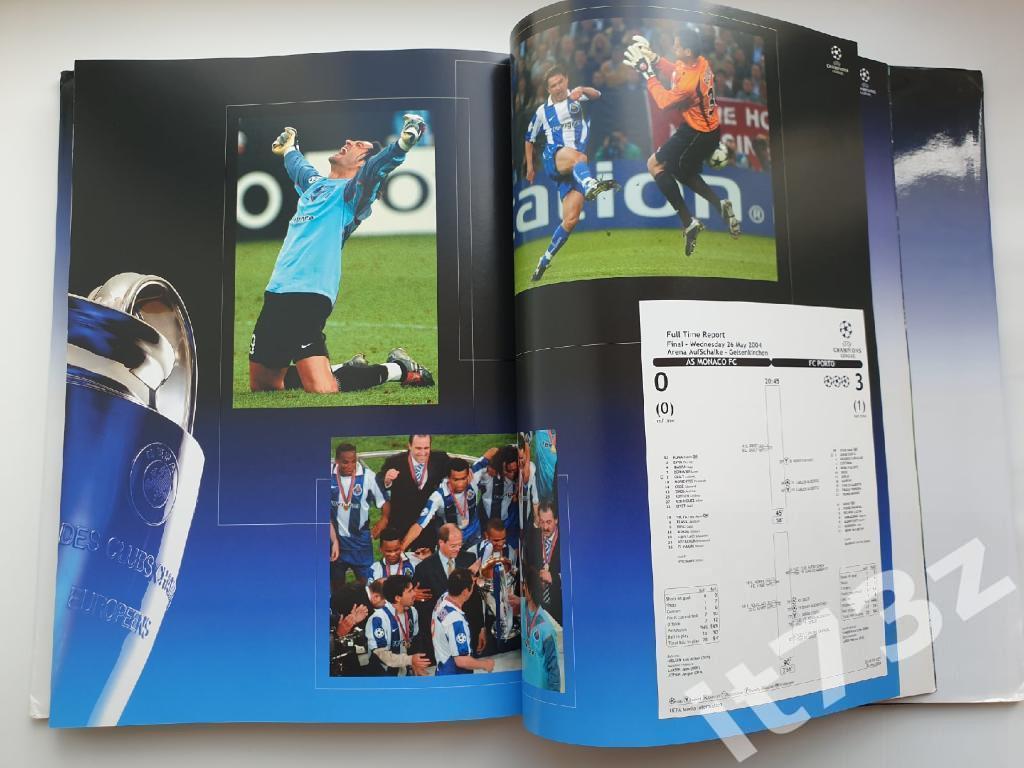 Книга-фотоальбом. Лига Чемпионов 2003/2004 Итоги UEFA 2004 (Официальная книга) 6