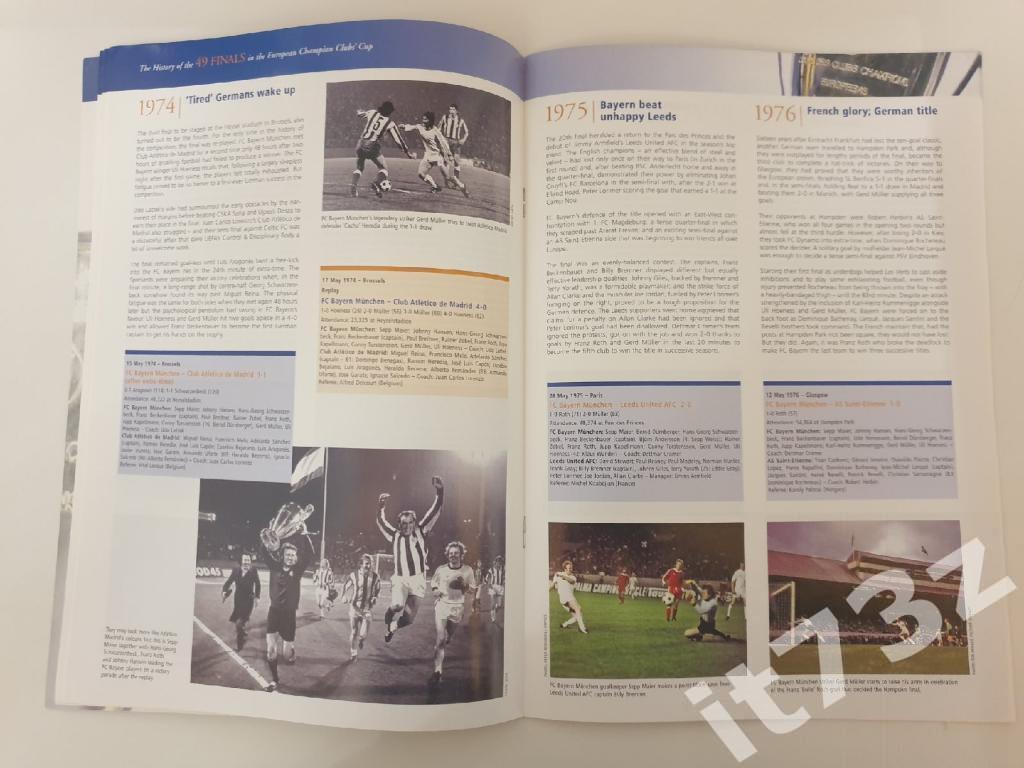 Официальный журнал УЕФА.49 финалов Кубка/Лиги Чемпионов 1956-2004(32 страницы) 3