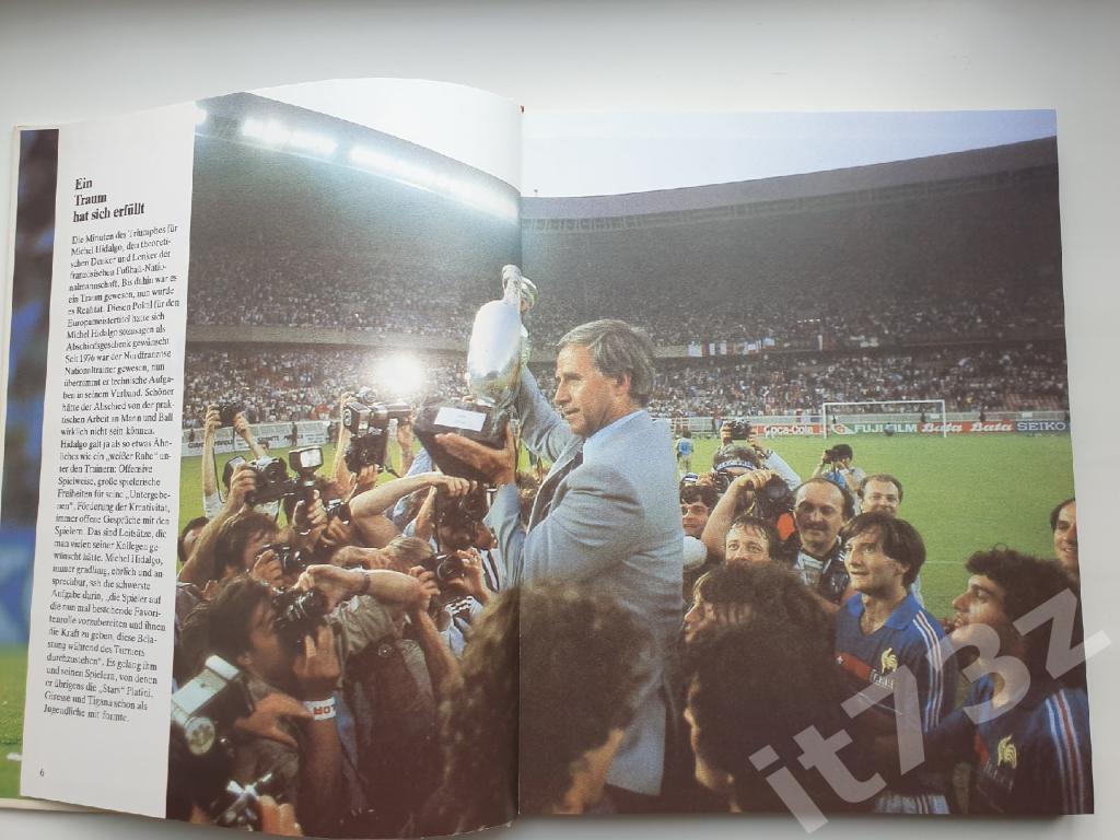 Книга-фотоальбом Франция.Чемпионат Европы по футболу 1984 (Мюнхен,180 страниц) 1
