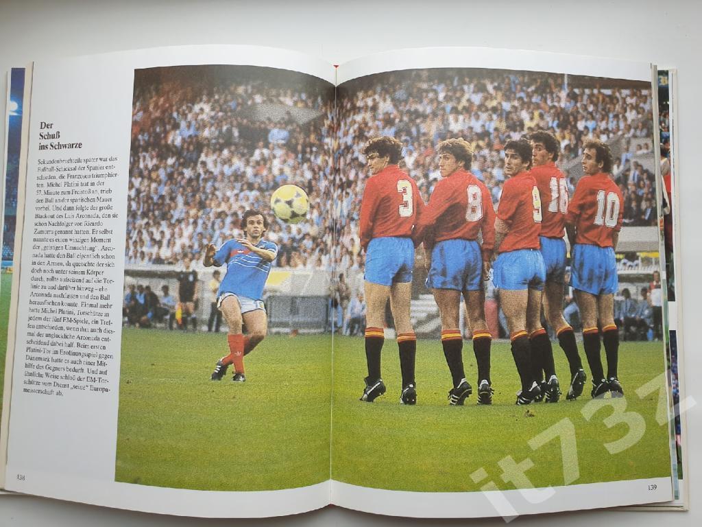 Книга-фотоальбом Франция.Чемпионат Европы по футболу 1984 (Мюнхен,180 страниц) 5