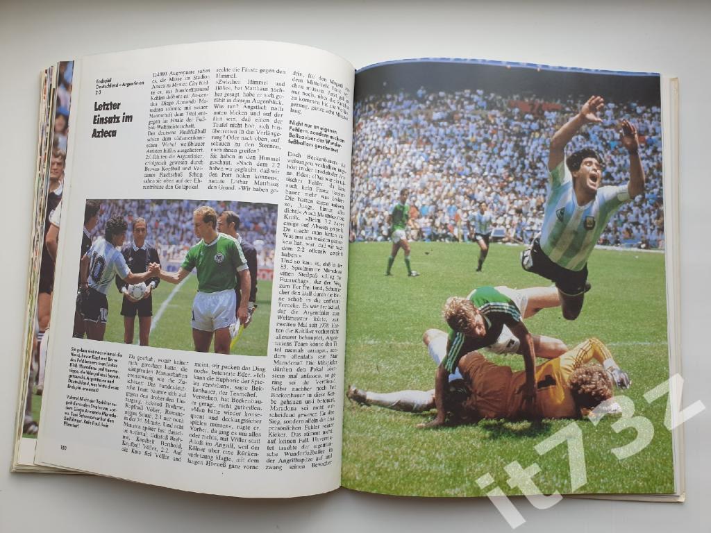 Книга-фотоальбом Мексика. Чемпионат мира по футболу 1986 (Мюнхен, 200 страниц) 6