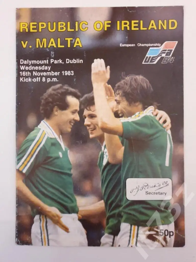 Ирландия - Мальта 1983 отбор.ЧЕ