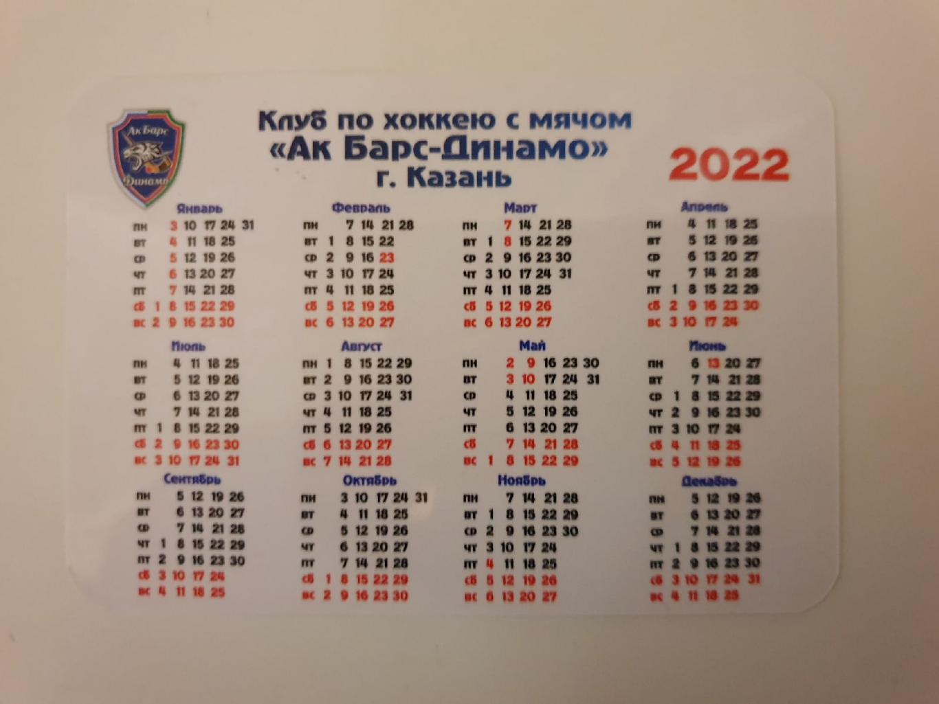 Хоккей с мячом. АК Барс-Динамо Казань сезон 2021/22 (10/6 см) 1