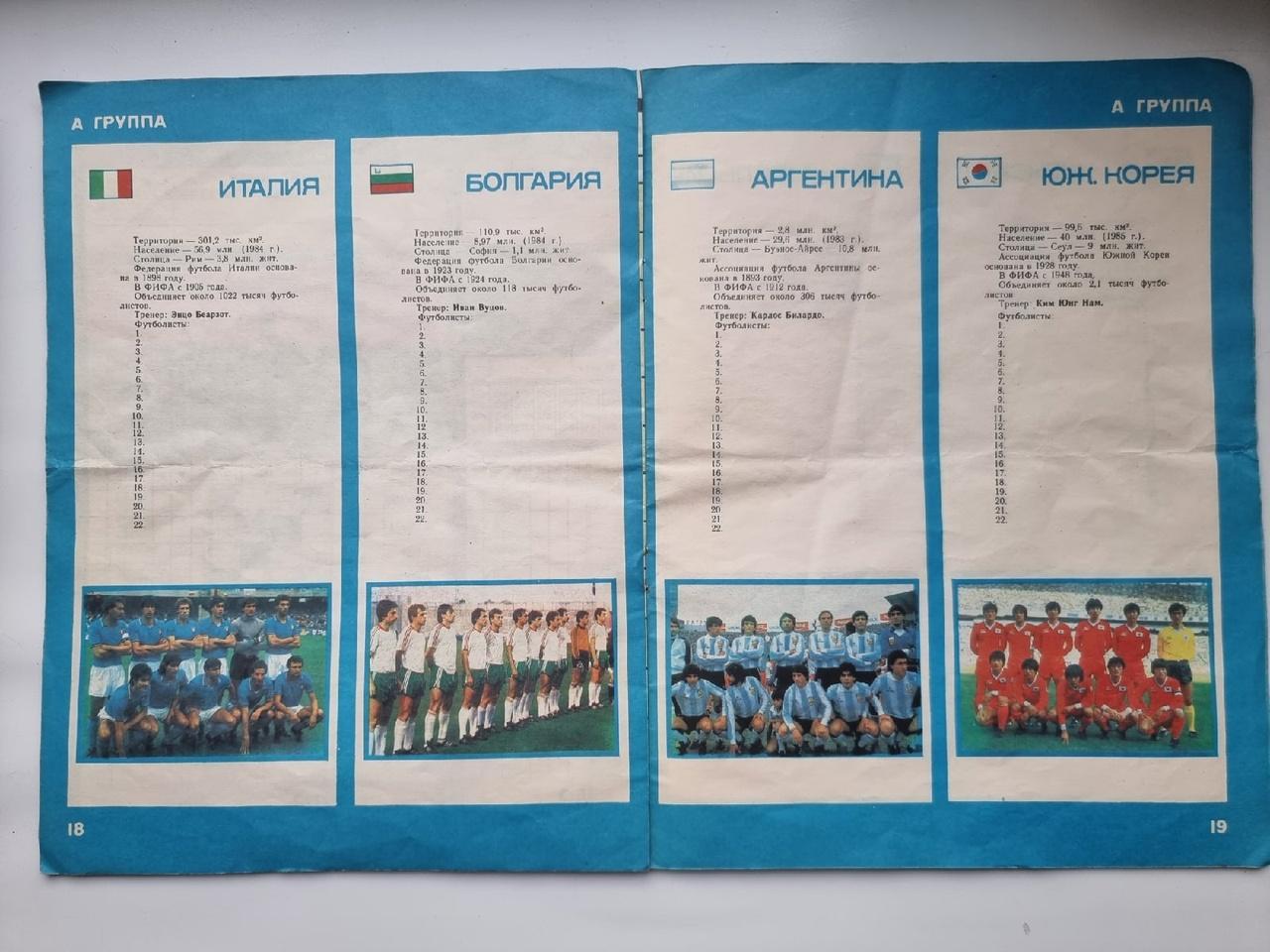 Футбол. Мексика 1986 Тбилиси (32 страницы). 3