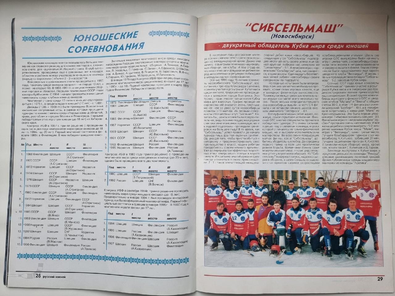 Хоккей с мячом Москва 100 лет Русскому хоккею 1898-1998 (Формат А4 40 страниц) 5
