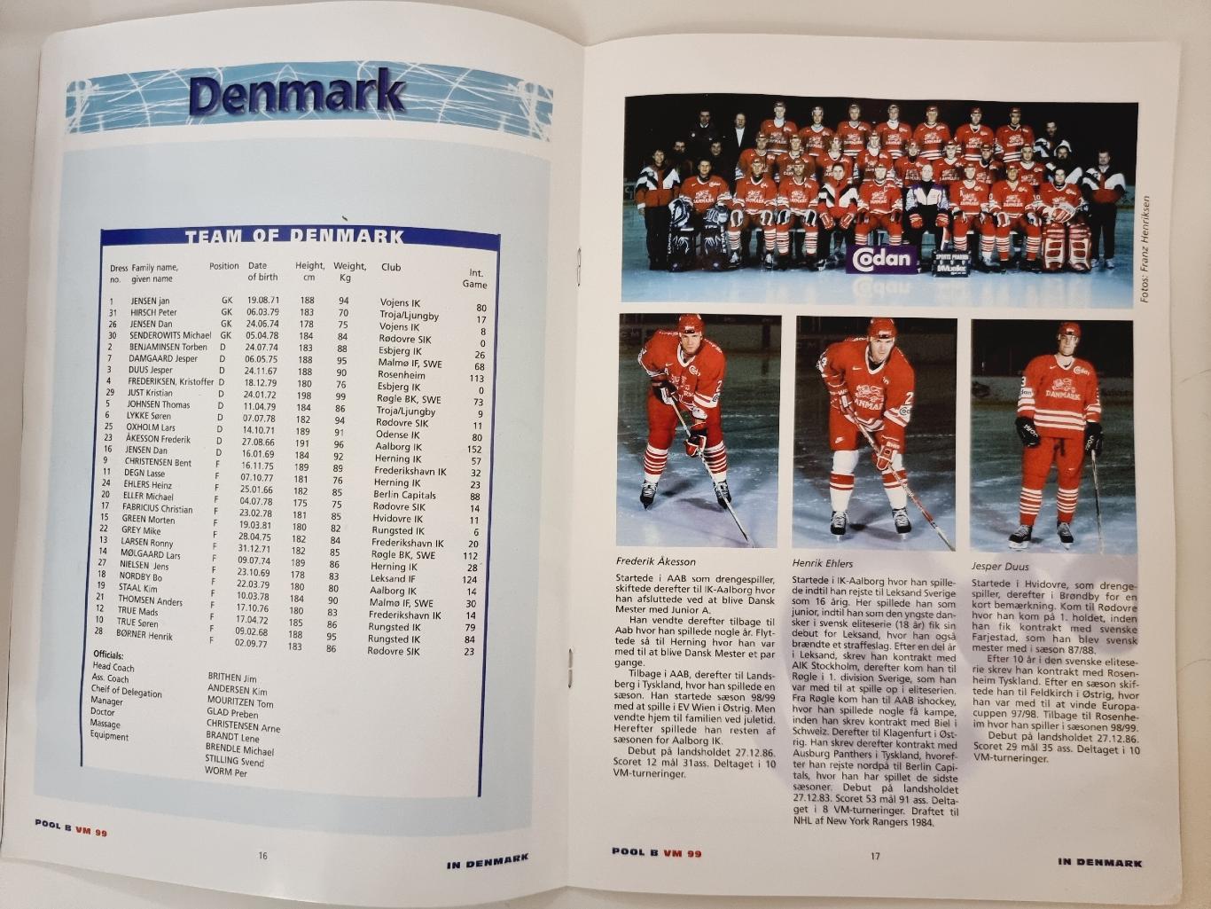 Копенгаген/Оденсе Дания Чемпионат Мира 1999 Эстония Казахстан Словения Германия 7