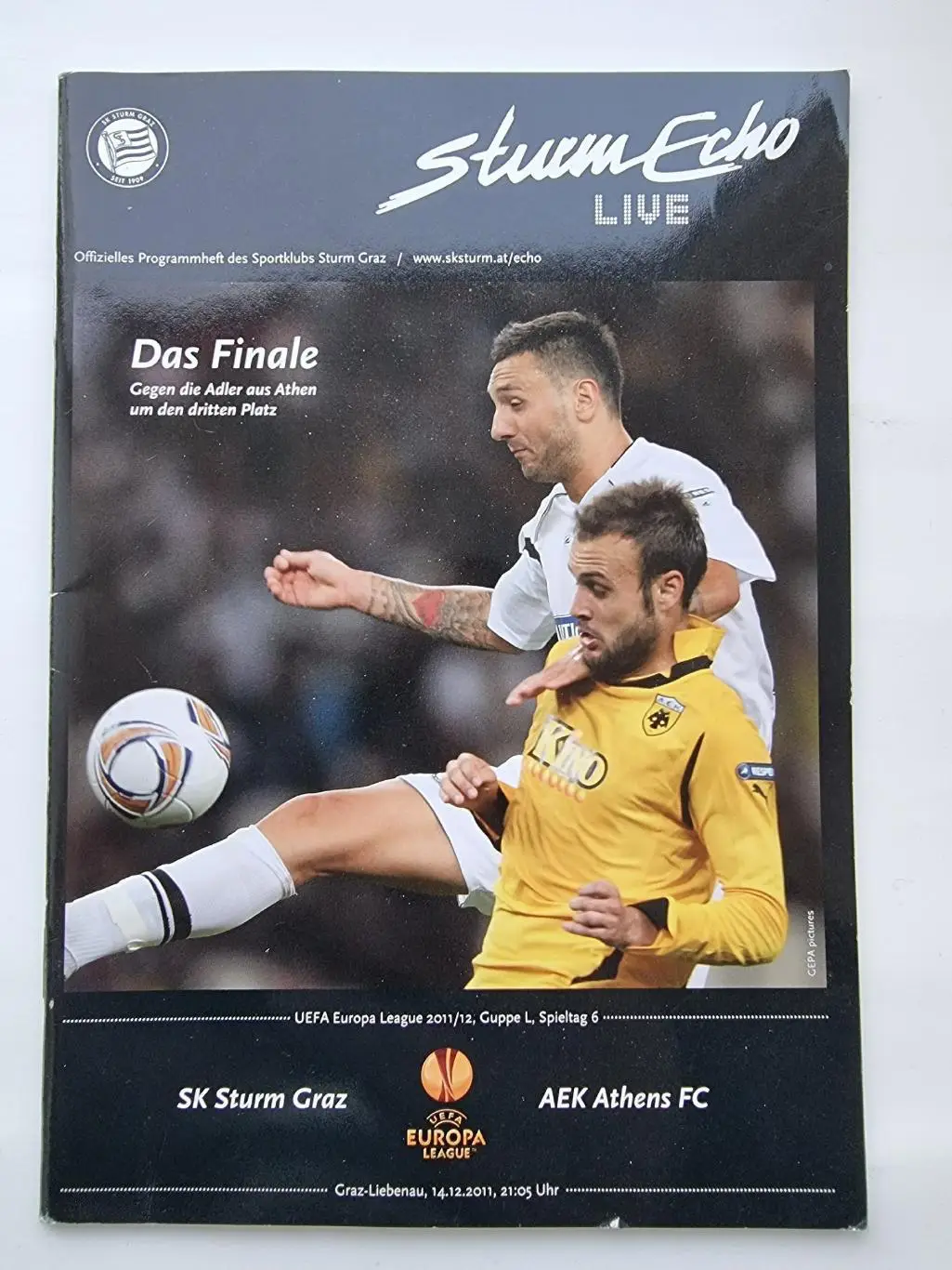 Штурм Грац Австрия - АЕК Греция 2011 Лига Европы