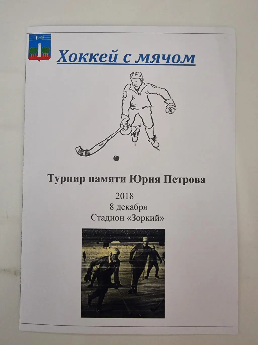 Хоккей с мячом. Турнир Петрова 2018 Красная Заря С-Петербург Вымпел Королев