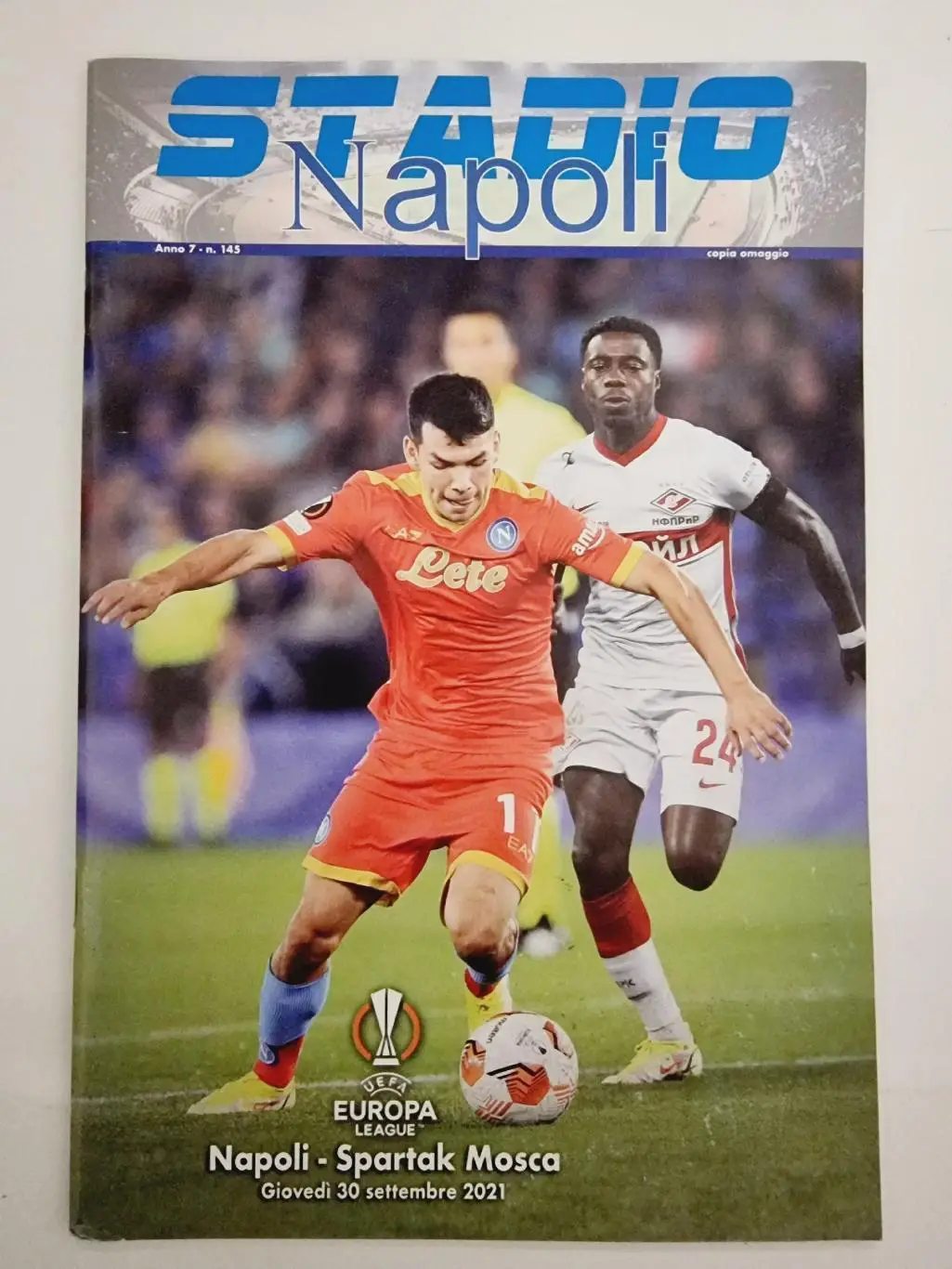 Наполи Неаполь Италия - Спартак Москва 2021 Лига Европы