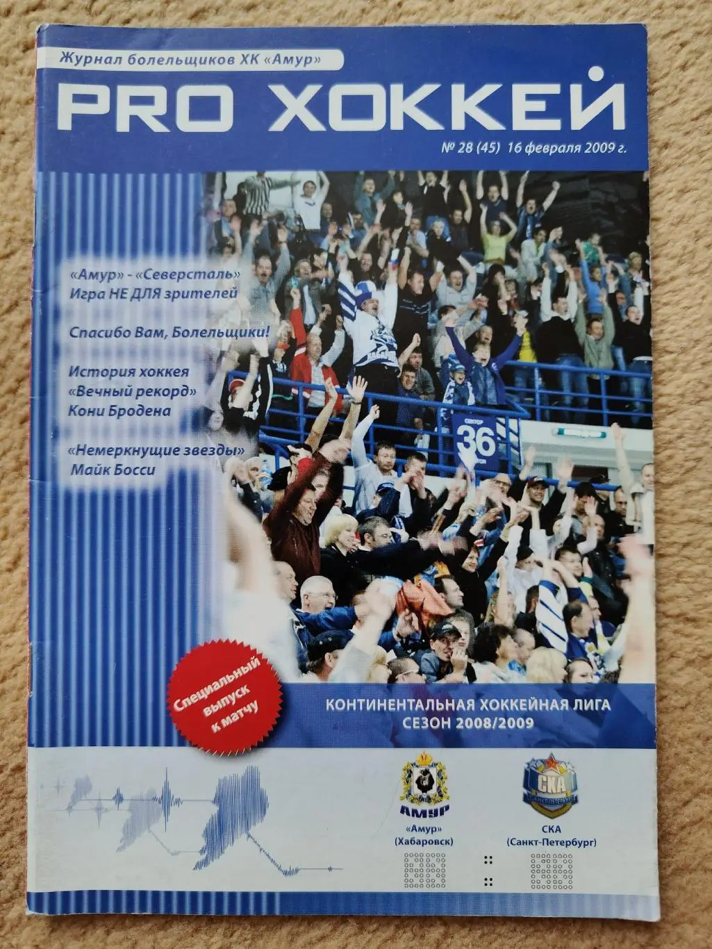 Амур Хабаровск - СКА Санкт-Петербург 16 февраля 2009