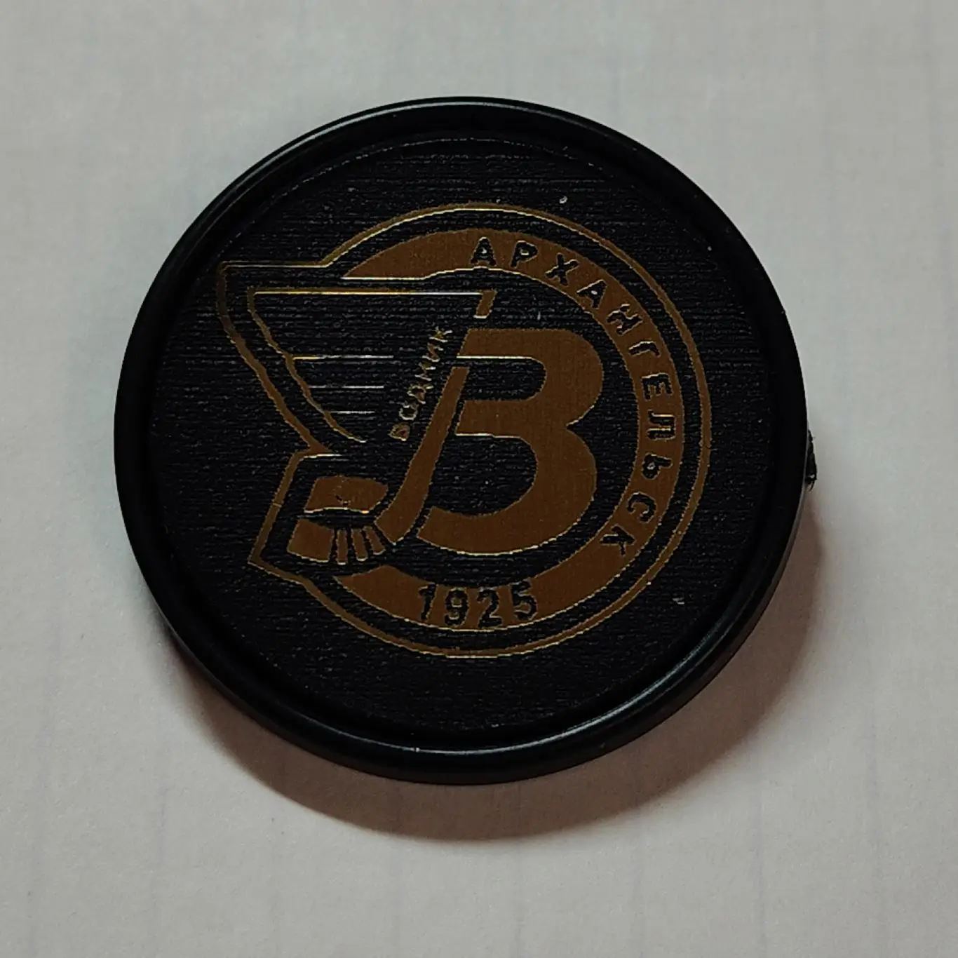 Значок. Хоккей с мячом. Водник Архангельск (офиц)