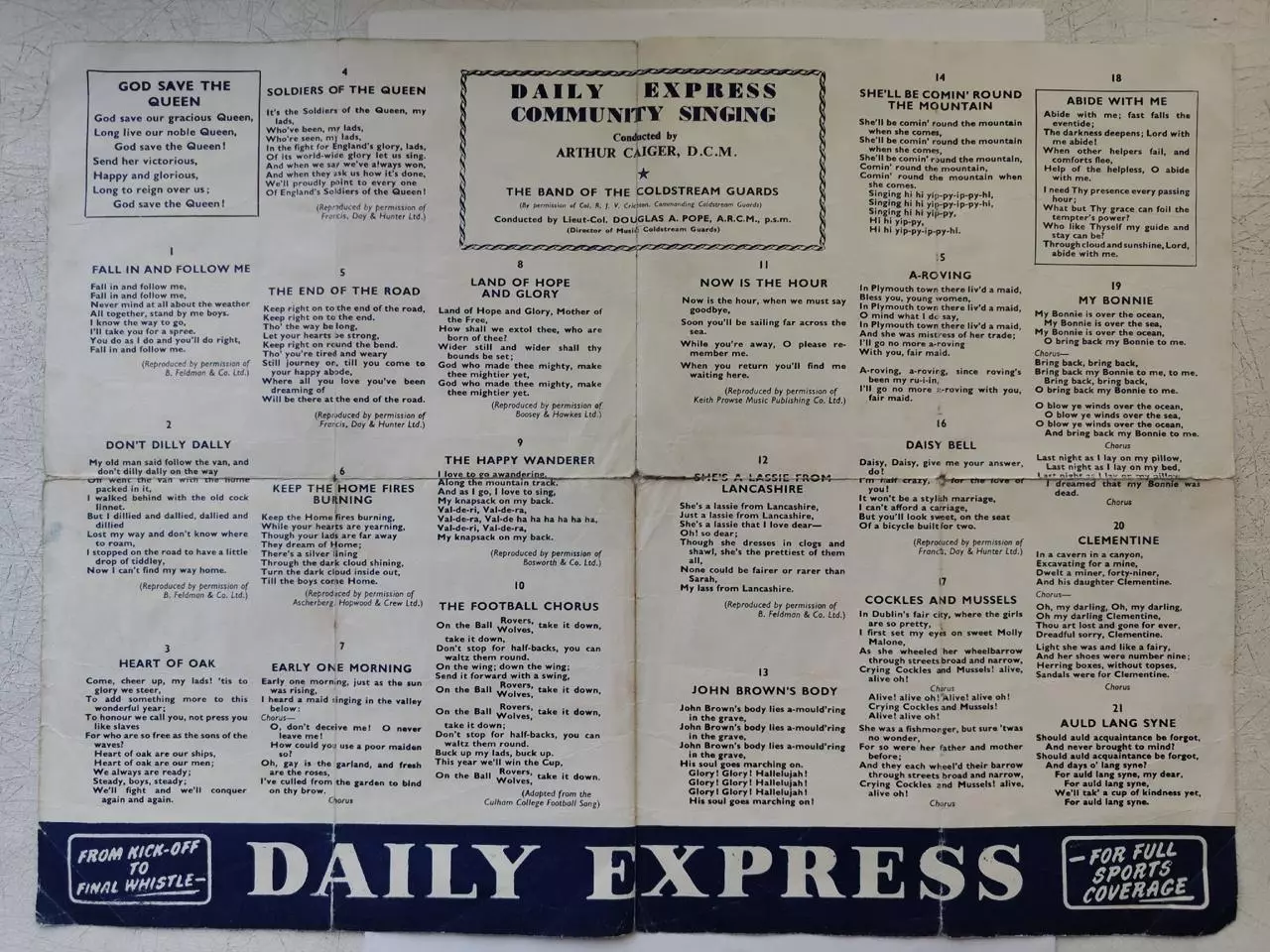 «Уэмбли» Лондон. Блэкберн - Вулверхэмптон 1960 ФИНАЛ Кубок Англии Daily Express 1