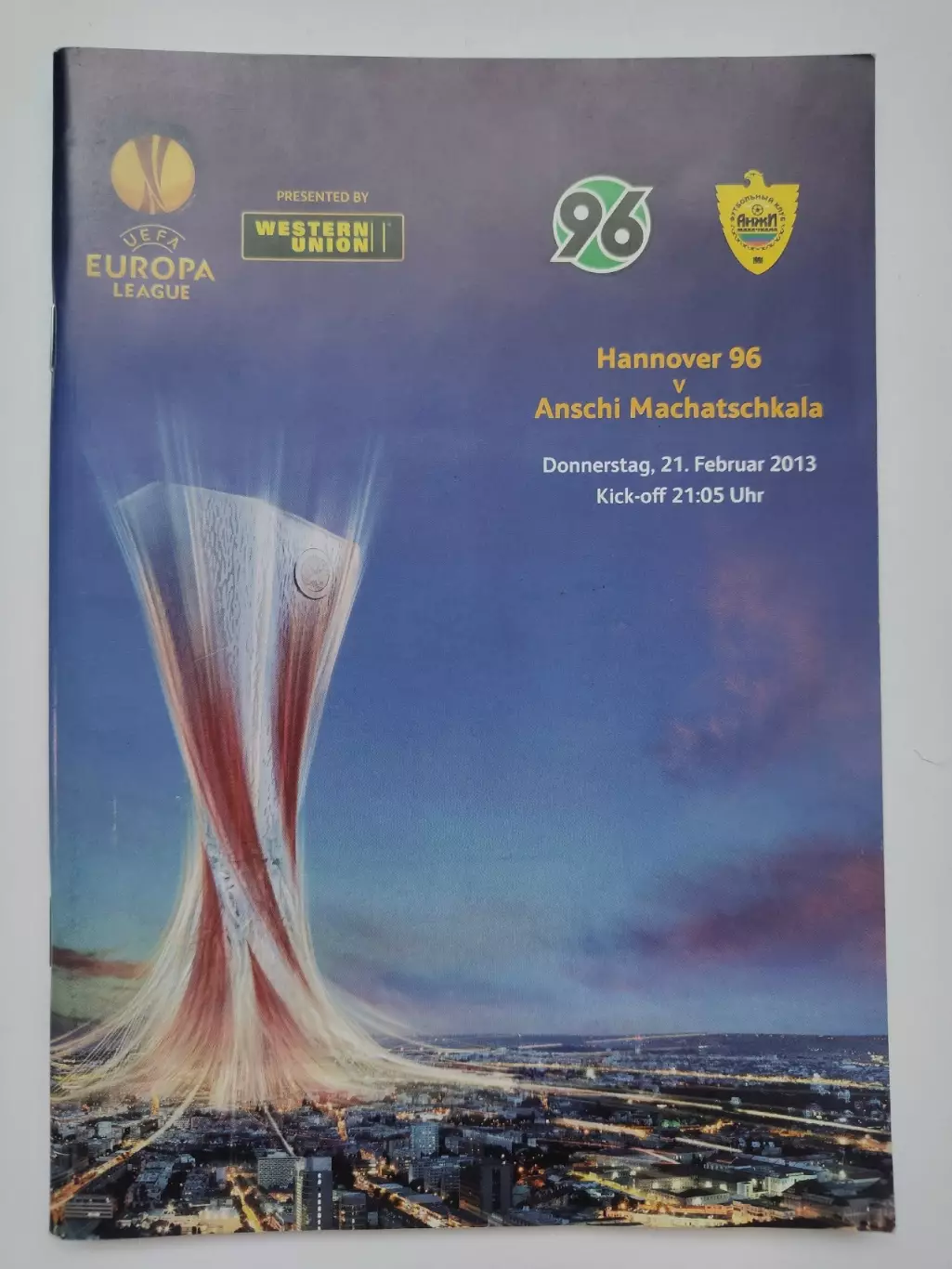 Ганновер 96 Германия - Анжи Махачкала Россия 2013 Лига Европы УЕФА