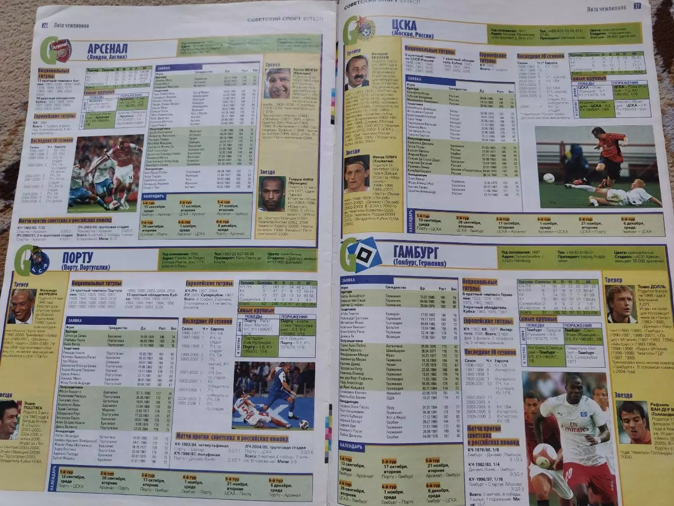 Спецвыпуск Советский спорт Лига Чемпионов 2006/07 постер Рональдиньо 7