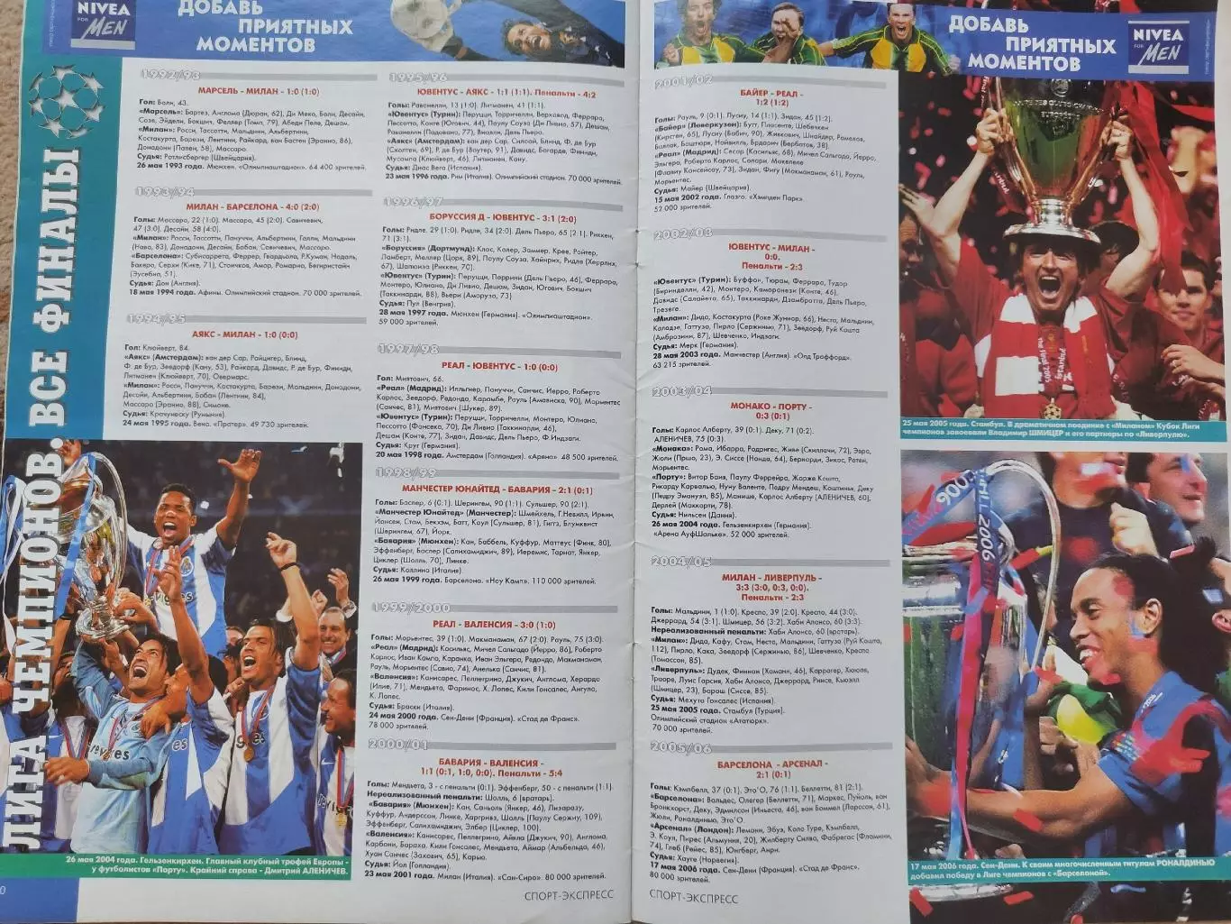 Спецвыпуск Спорт Экспресс Лига Чемпионов 2006/07 6