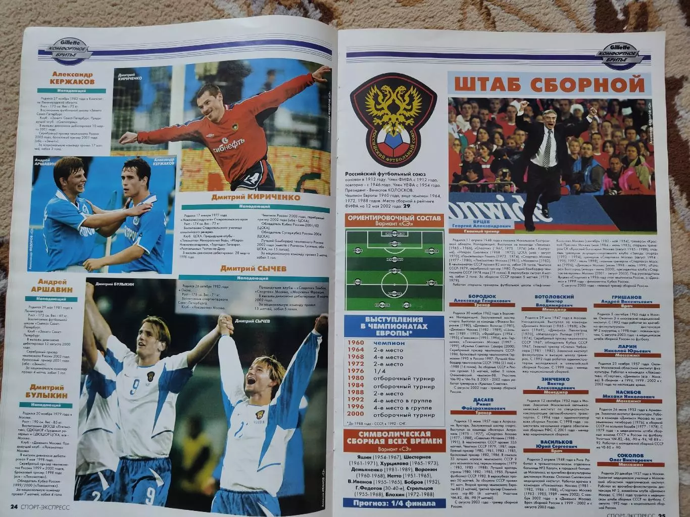 Спецвыпуск Спорт Экспресс Чемпионат Европы ЕВРО 2004 3