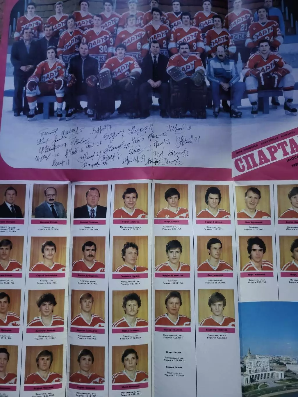 Хоккей. Моя любимая хоккейная команда Спартак Москва 1986/1987 1