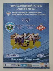 Авангард Курск - Спартак-2 Москва 26 июля 2017