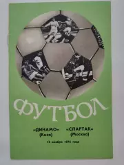 Динамо Киев - Спартак Москва 12 ноября 1976