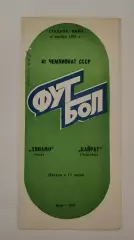 Динамо Киев - Кайрат Алма-Ата 1978