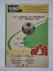 Динамо Тбилиси - Динамо Киев 1979