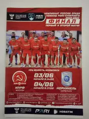 ФИНАЛ КПРФ Москва - Норильский Никель Норильск 3-4 июня 2023