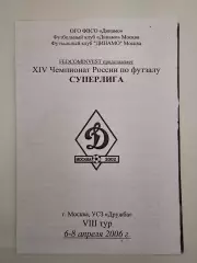 Москва Футзал 8тур 2006 Динамо Москва НКЗ Ярославль Алмаз-Алроса Мирный Нерюнгри