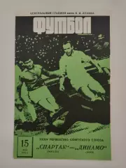 Спартак Москва - Динамо Киев 1972