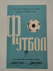 Спартак Москва - Динамо Киев 1970