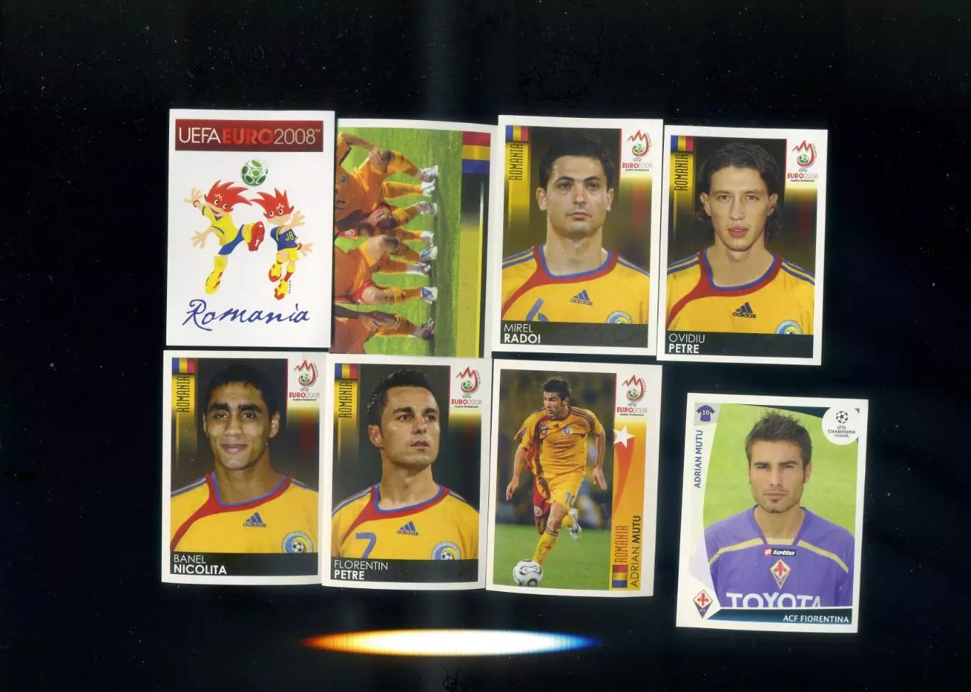 Румыния Romania Хаджи Hagi Panini EURO 1996 + 2008 + World Cup 1994 - 30 наклеек 4