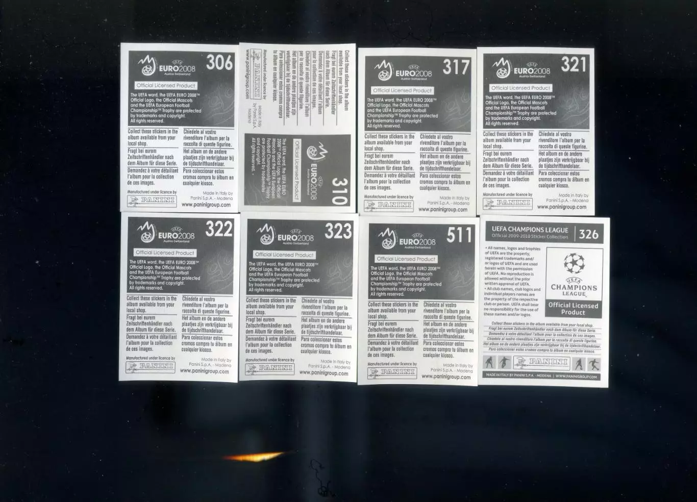 Румыния Romania Хаджи Hagi Panini EURO 1996 + 2008 + World Cup 1994 - 30 наклеек 5