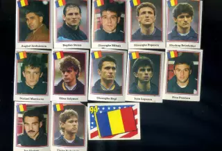 Румыния Romania Хаджи Hagi Panini EURO 1996 + 2008 + World Cup 1994 - 30 наклеек