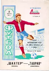 Таврия Симферополь - Шахтер Макеевка 1972 - Чемпионат СССР