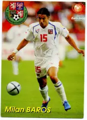 Открытка Милан Барош Чехия Milan Baros Czech - Мой Футбол - UEFA Euro 2004