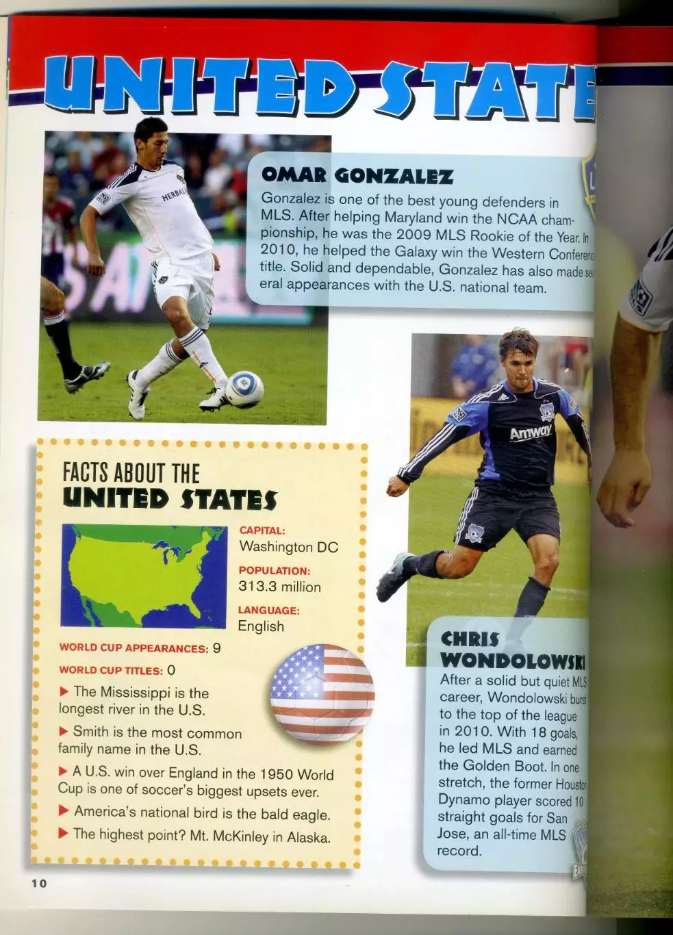 Журнал Легионеры MLS 2011 - стикеры-логотипы клубов США 1