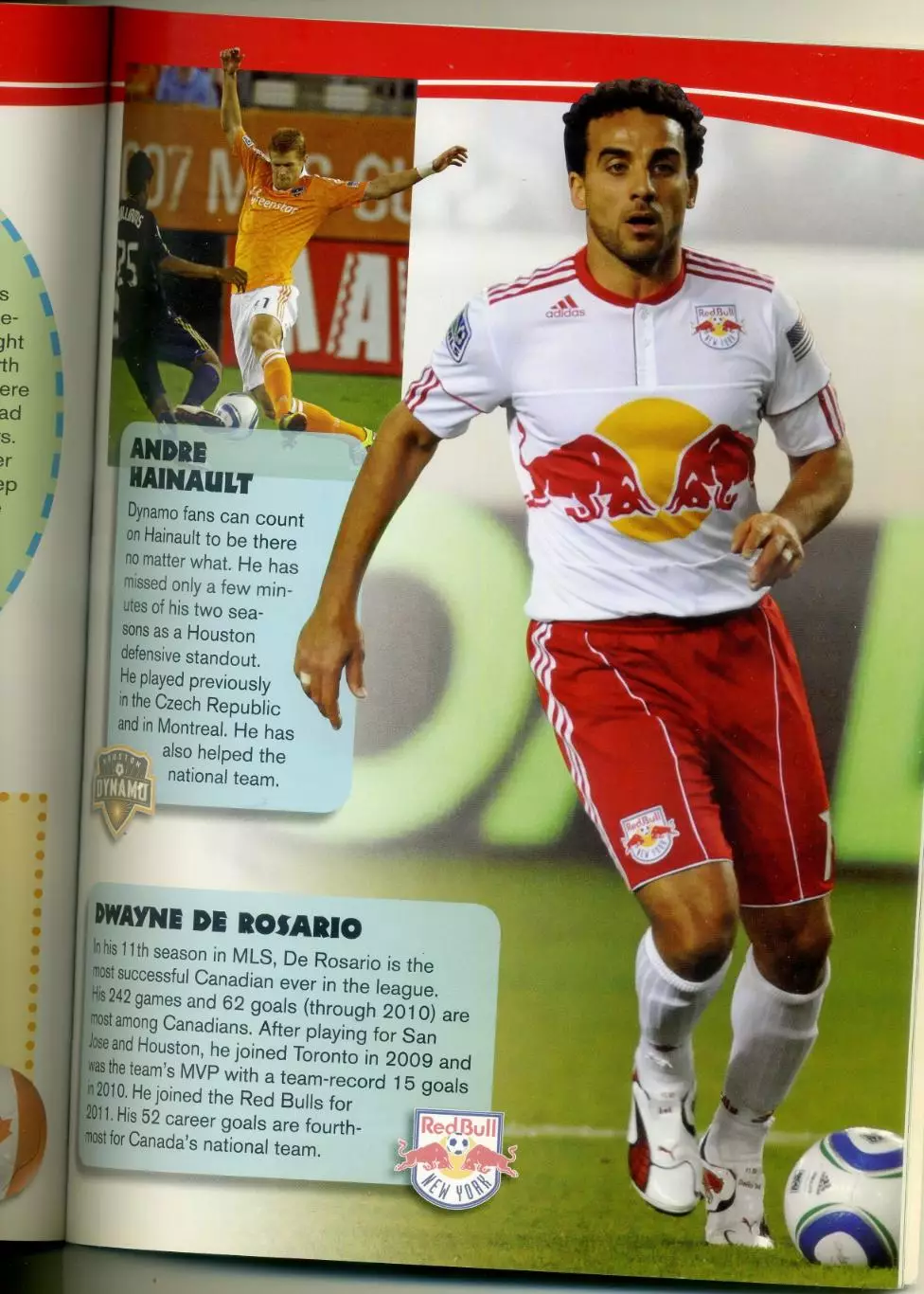 Журнал Легионеры MLS 2011 - стикеры-логотипы клубов США 3