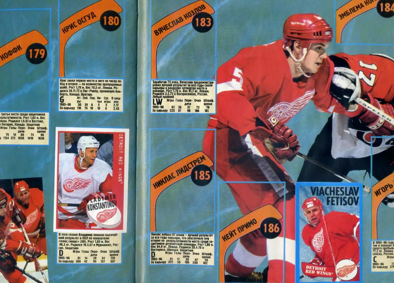 Альбом Panini Хоккей НХЛ NHL 1995-1996 4