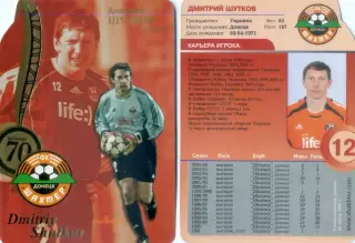 Карточка Шахтер Донецк 2006 - Дмитрий Шутков