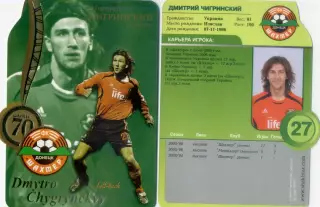 Карточка Шахтер Донецк 2006 - Дмитрий Чигринский