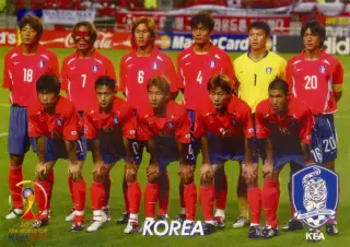 Открытка Корея - Сборная - Мой Футбол - World Cup 2002