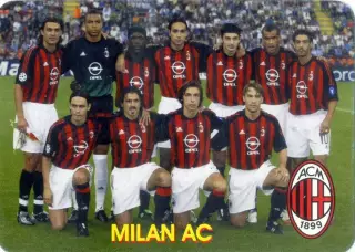 Календарик Милан Италия 2004